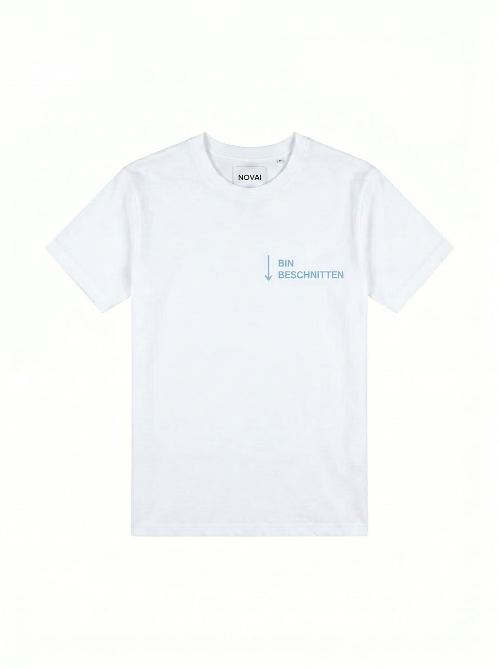 BB FRONT TEE — WHITE