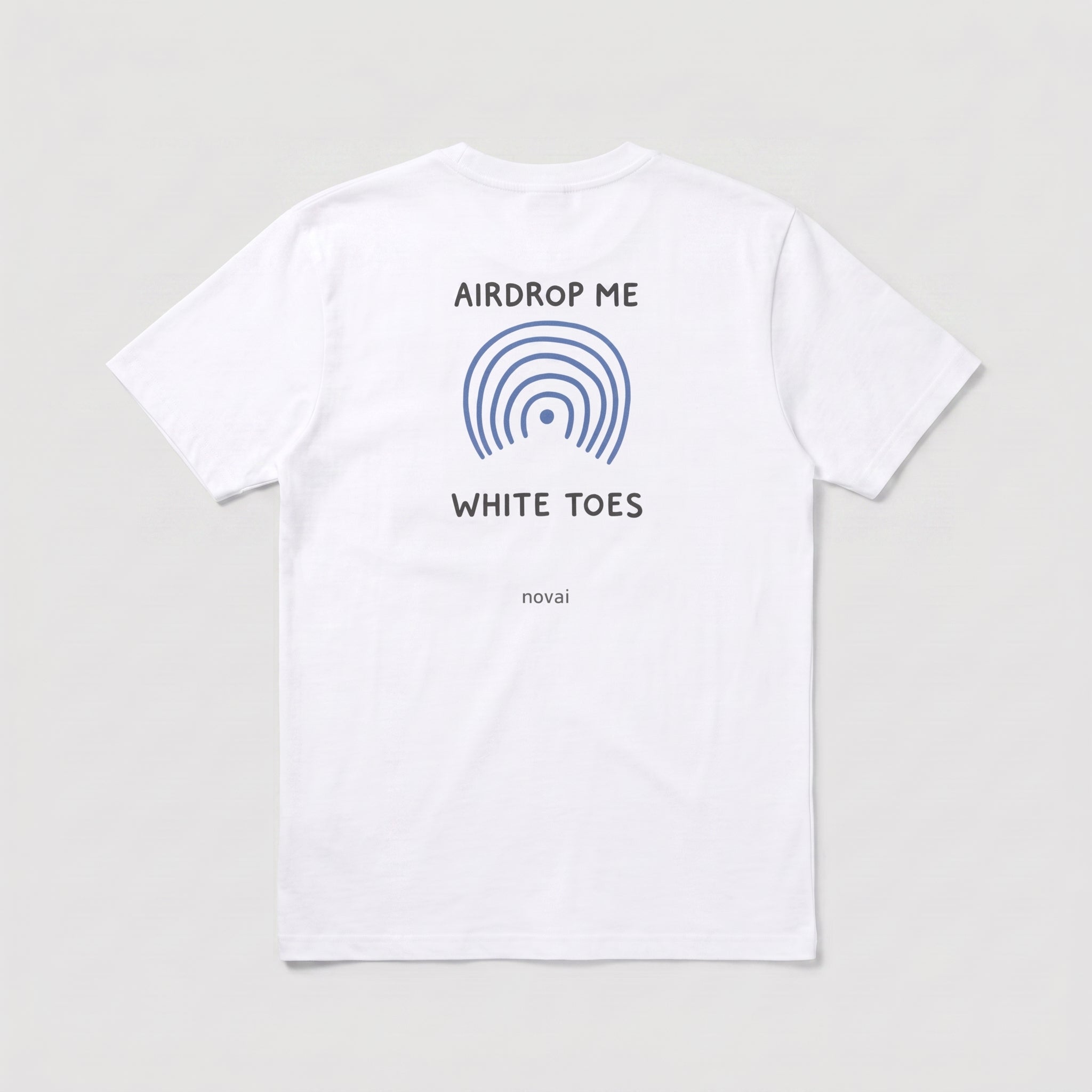 Airdrop Me White Toes Tee