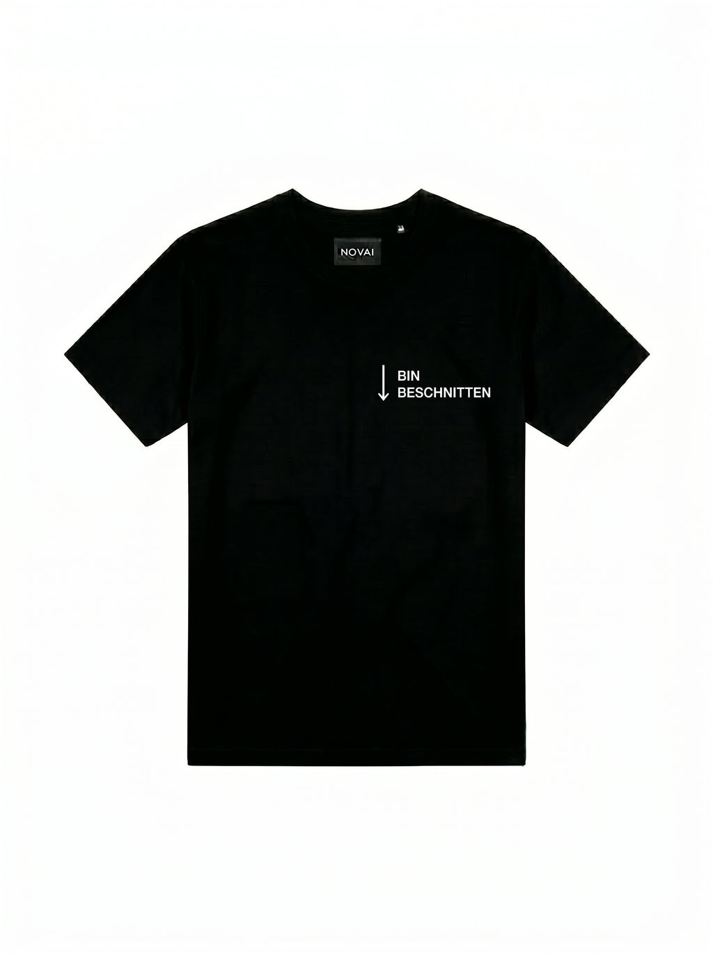 BB FRONT TEE — BLACK