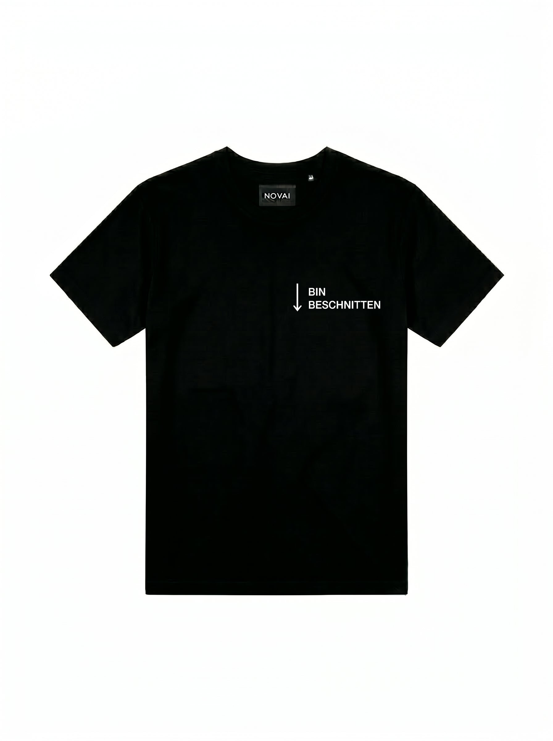 BB FRONT TEE — BLACK