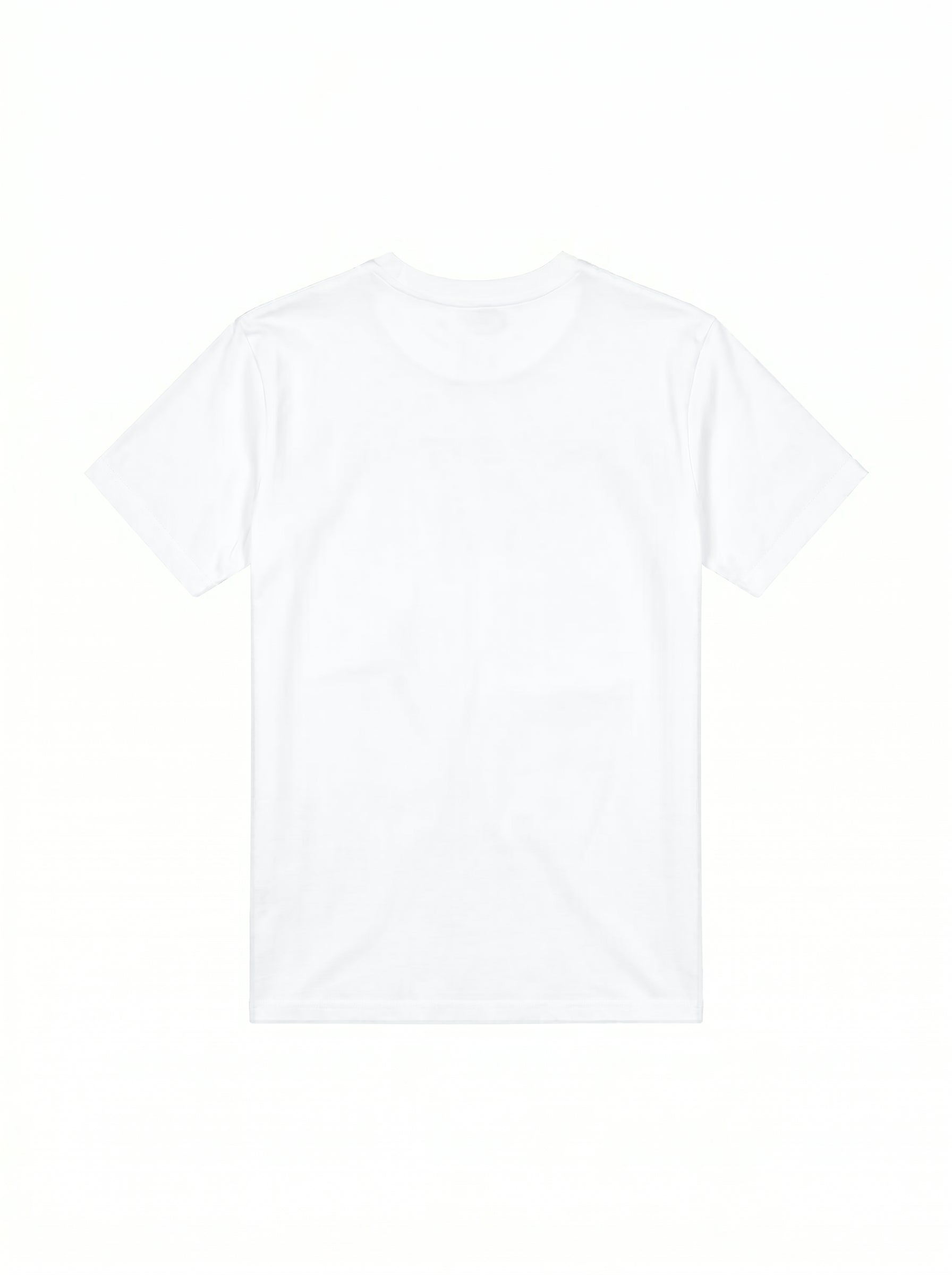 BB FRONT TEE — WHITE